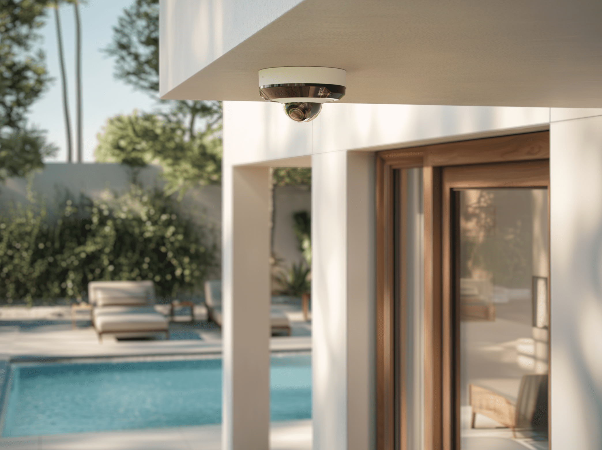 Lifestyle - Ajax DomeCam Mini HL-home-white